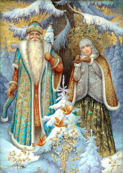 Старинные открытки с новямгодом