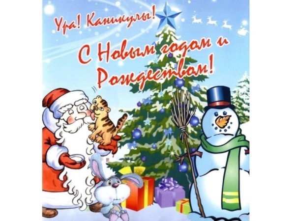 Ура зимние каникулы