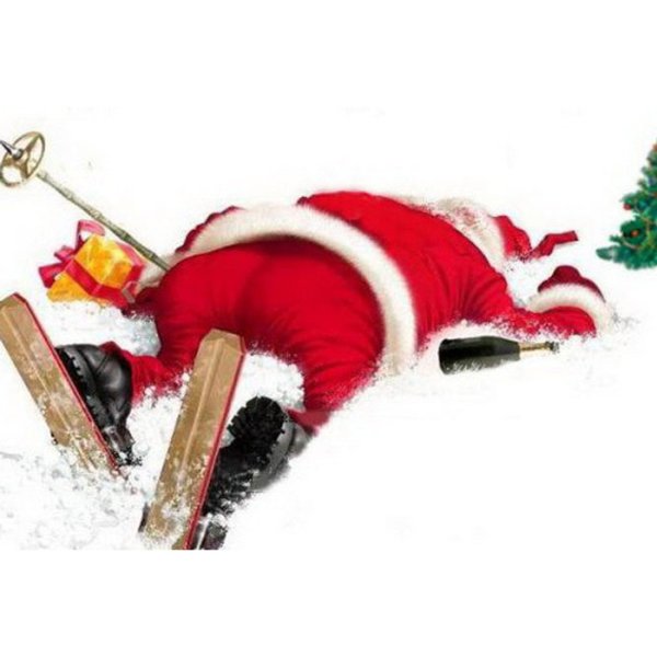 Пьяный дед Мороз