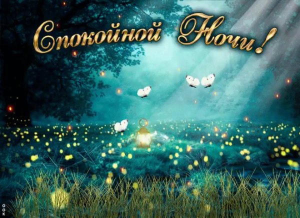 Нежные пожелания спокойной ночи
