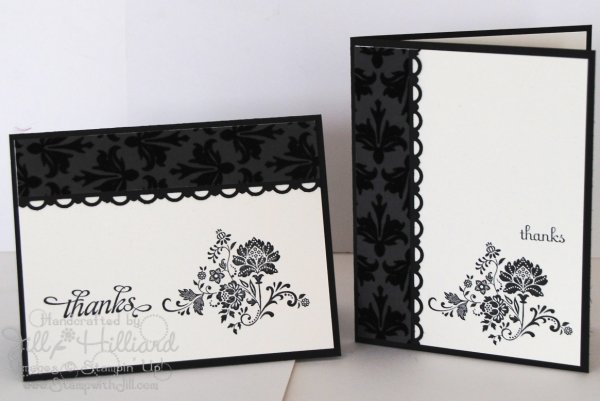 Стильные черные открытки