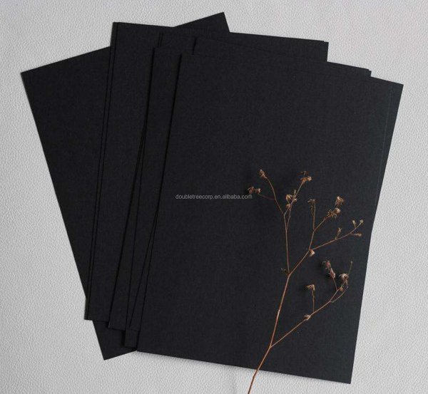 Открытки на черной бумаге