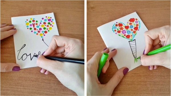 Оригинальные открытки на др