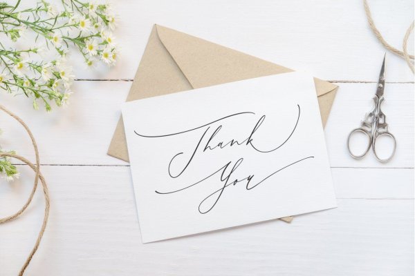 Белый лист для открытки