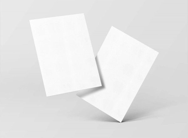 Мокапы листовка в руке