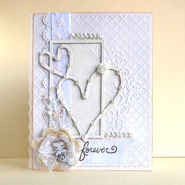 Открытка белая пустая