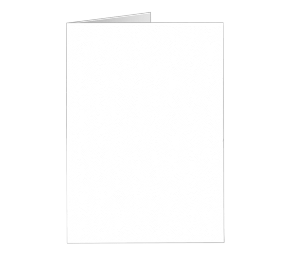 Открытка белая пустая