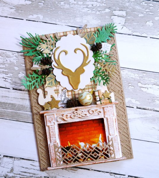 Камин Скрапбукинг