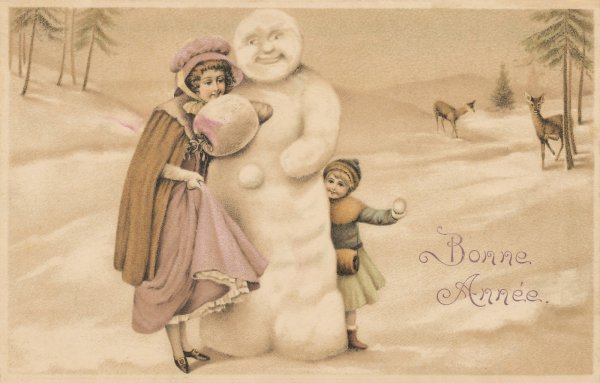 Старинные новогодние открытки