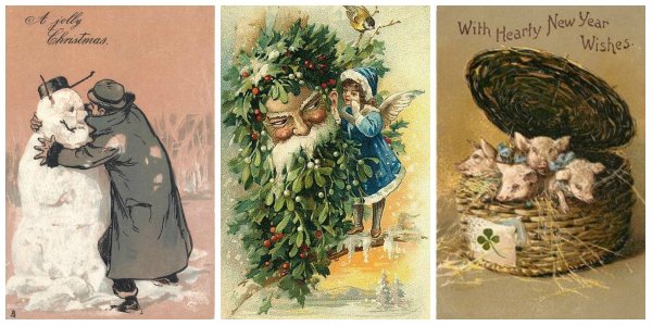 Странная Рождественская открытка