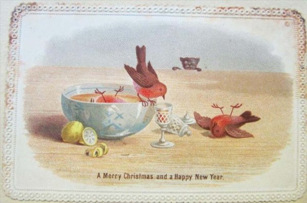 Странные старинные открытки