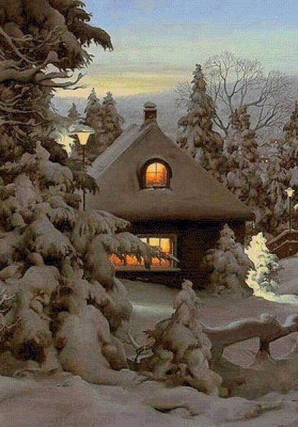 Зимний домик