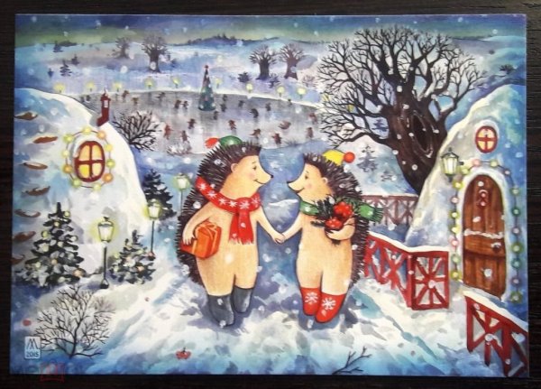 Художница Елизавета мелкозёрова Ежик