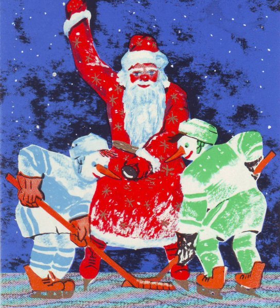 С новым годом хоккей