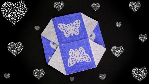 Поделка бесконечная открытка