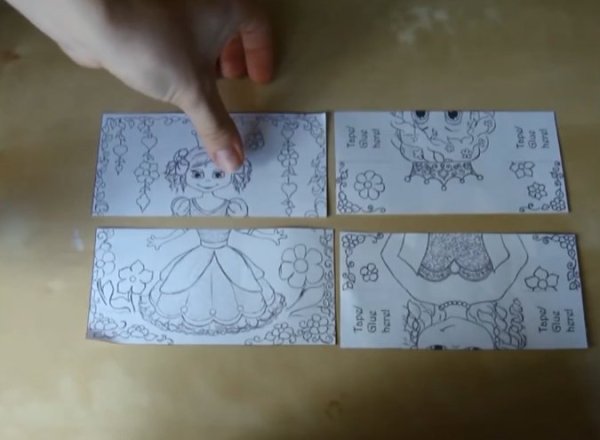 Бесконечная открытка из бумаги