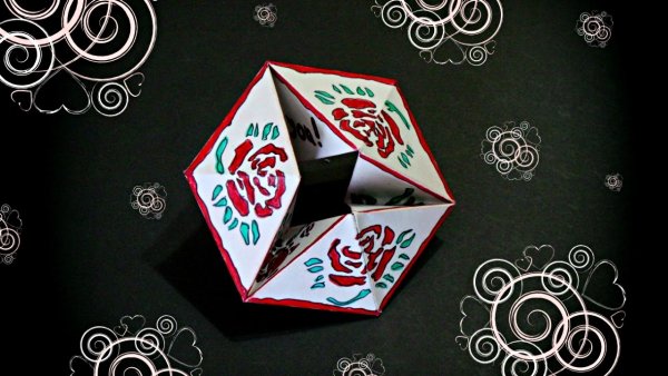 Бесконечная открытка своими руками из бумаги