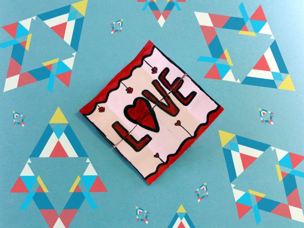 Пасхальная открытка раскладушка