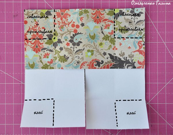 Бесконечная открытка схема