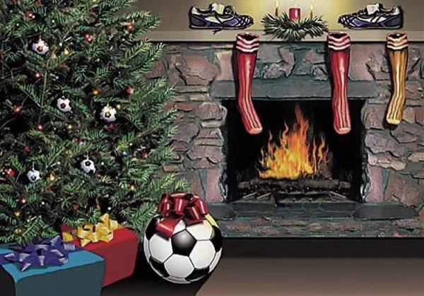 Новогодняя елка футбол