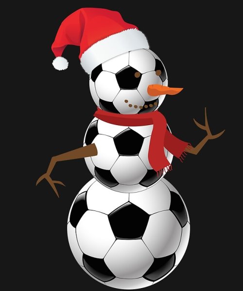 Фон зимний футбол