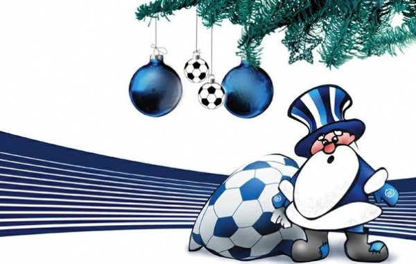 Футбольный клуб Зенит с новым годом