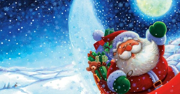 Новогодняя открытка футбол