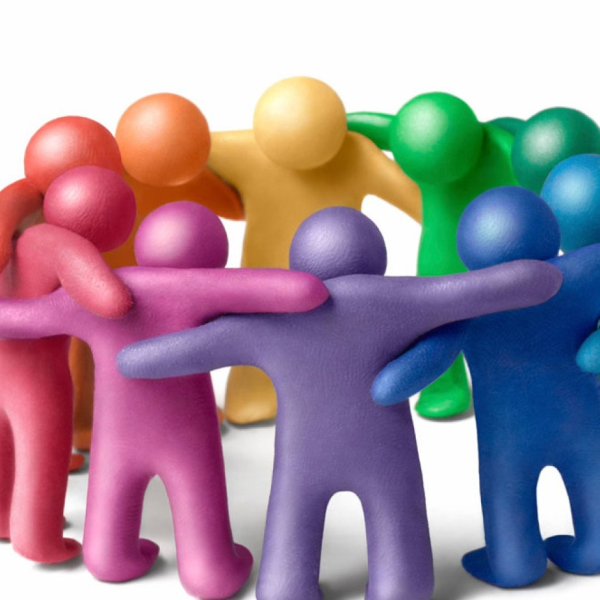 Открытка вместе мы сила