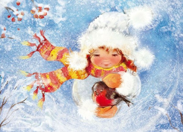 Художник-иллюстратор Екатерина бабок зима