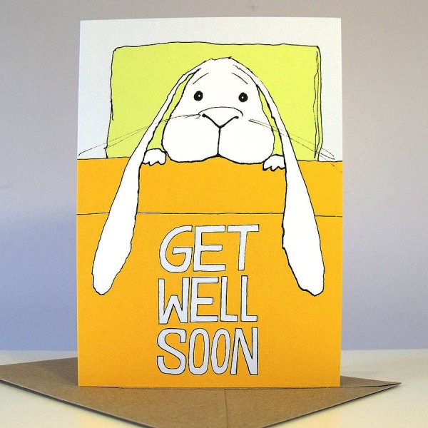 Get well soon открытка