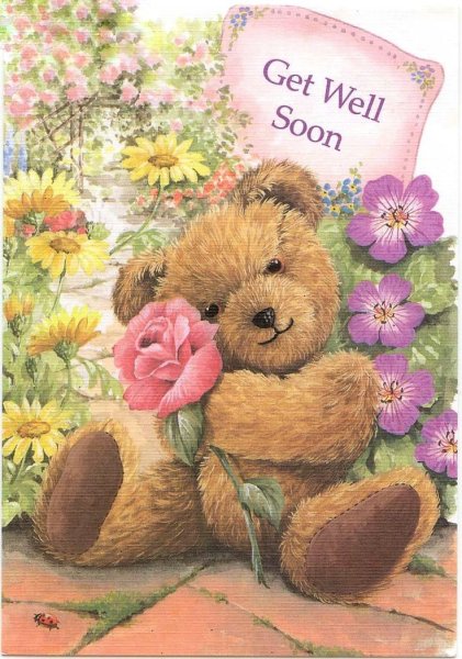 Get well soon открытка