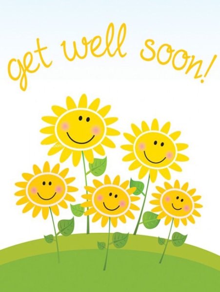 Get well soon открытка