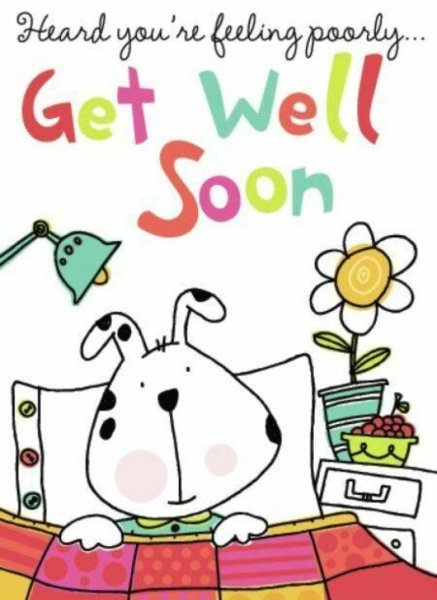 Get well soon открытка