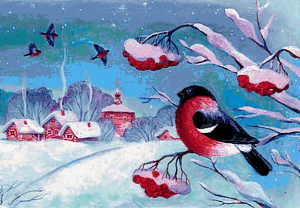 Новогодний пейзаж