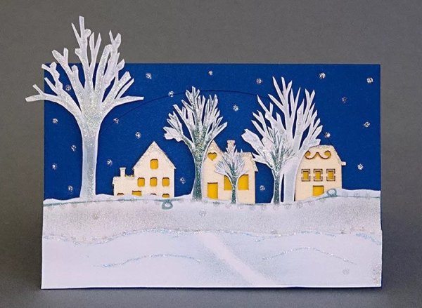 Красивые зимние открытки