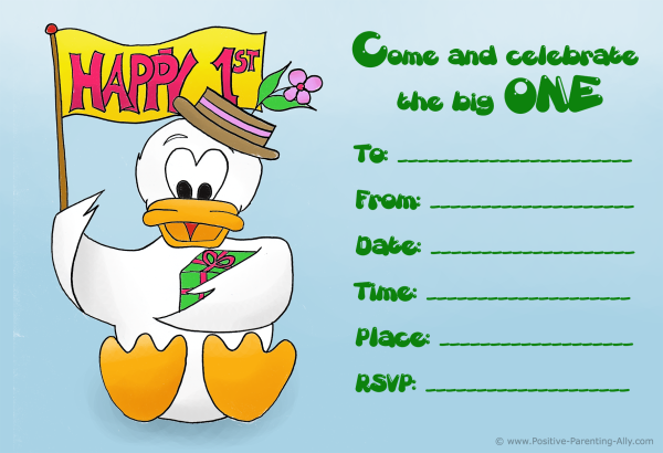 Birthday Invitation Card