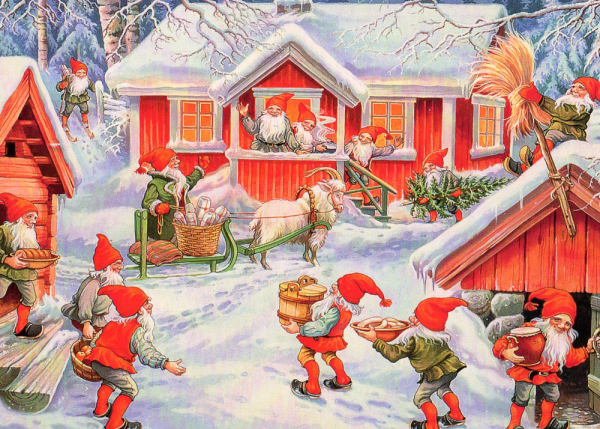 Йоулупукки и Гномы