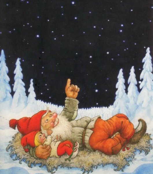 Художник РОЛЬФ Йонас Лидберг новогодние