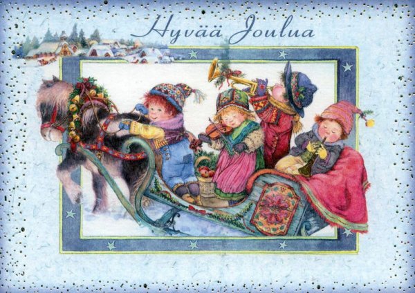 Финская Рождественская открытка