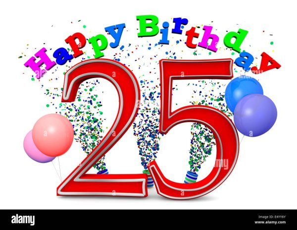 С 25 летием девушке