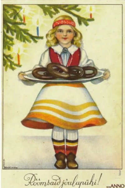 Эстонские Рождественские открытки