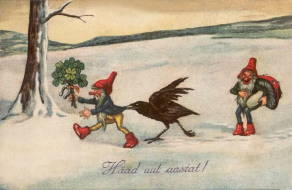 Европейские новогодние открытки