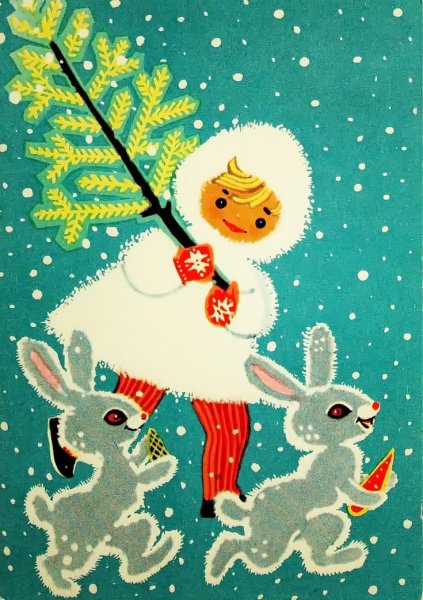 Финские Рождественские открытки