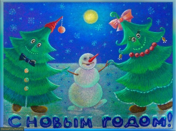 Объемная аппликация на новый год