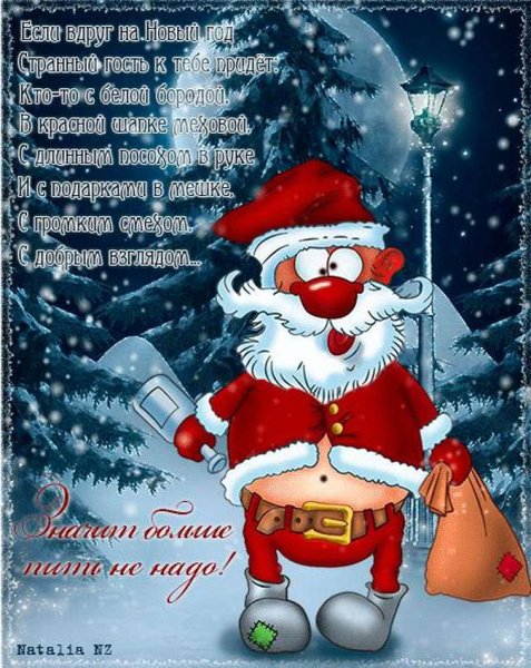 Поздравления с новым годом прикольные
