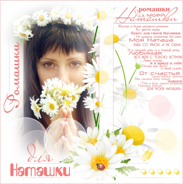 Ромашки для Наташки