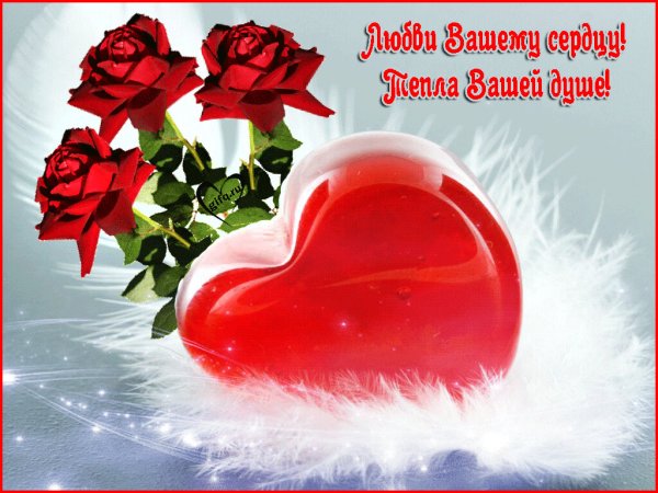 Тепла в душе любви в сердце