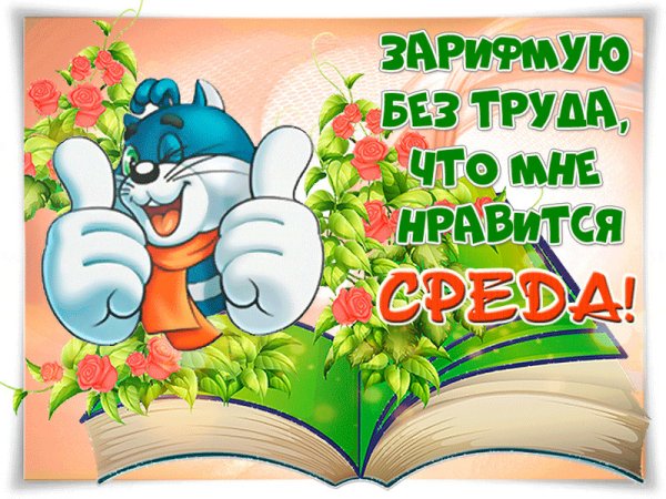 Поздравления со средой в картинках прикольные