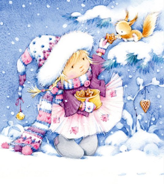 Девочки и феечки художника-иллюстратора Марины Федотовой.