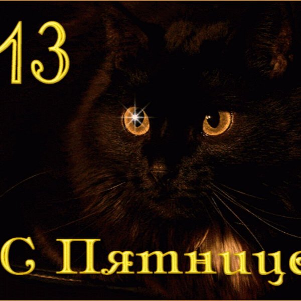 Пятница 13 поздравления
